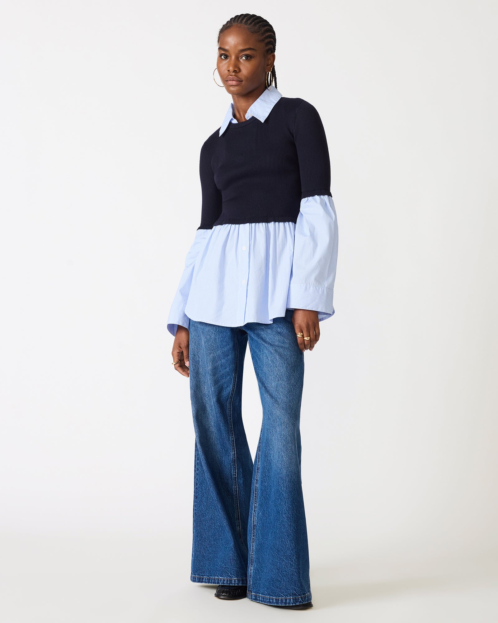 LENNY KNIT TOP MIDNIGHT - view 2