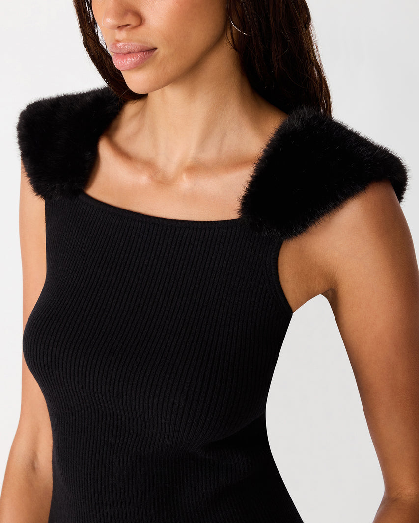 MADELYN SWEATER TOP BLACK - view 3