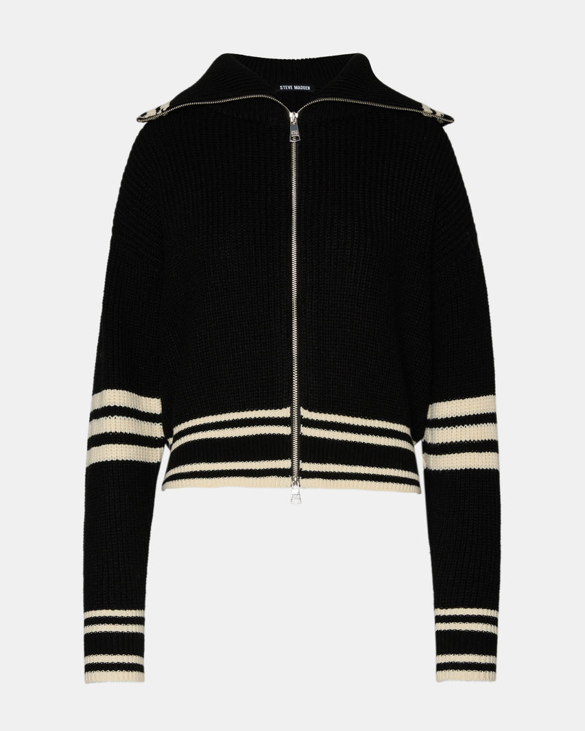 DARA SWEATER BLACK - Clothing - Steve Madden Canada - view 6