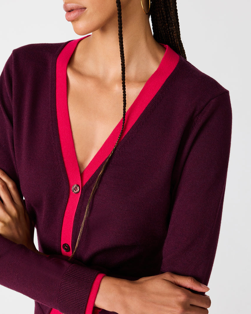 ARWEN CARDIGAN PURPLE - Clothing - Steve Madden Canada - view 4