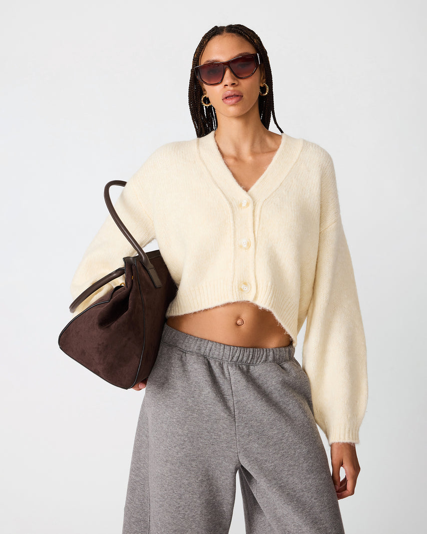 MICA SWEATER CREAM - Clothing - Steve Madden Canada - view 4