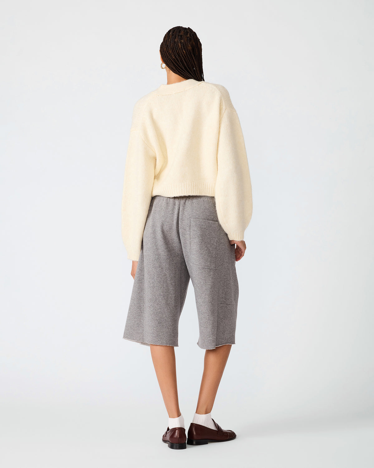 MICA SWEATER CREAM - Clothing - Steve Madden Canada - view 5