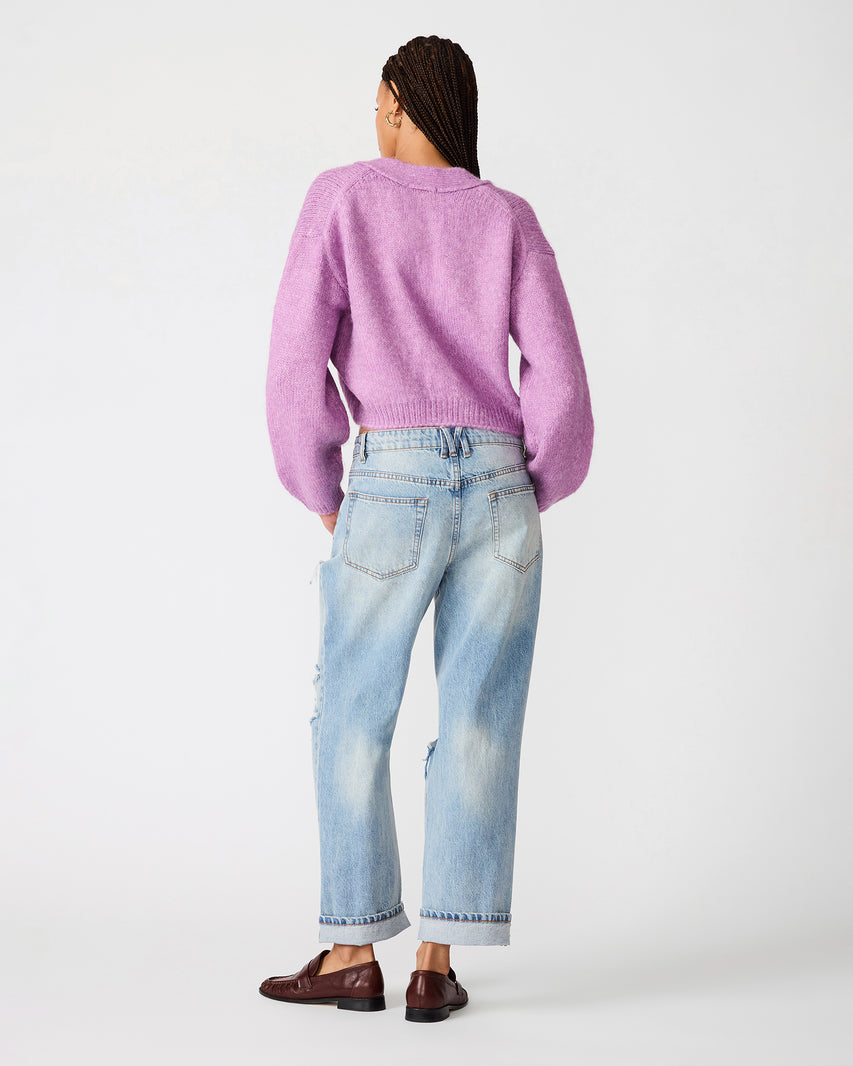 MICA SWEATER LAVENDER - Clothing - Steve Madden Canada - view 5