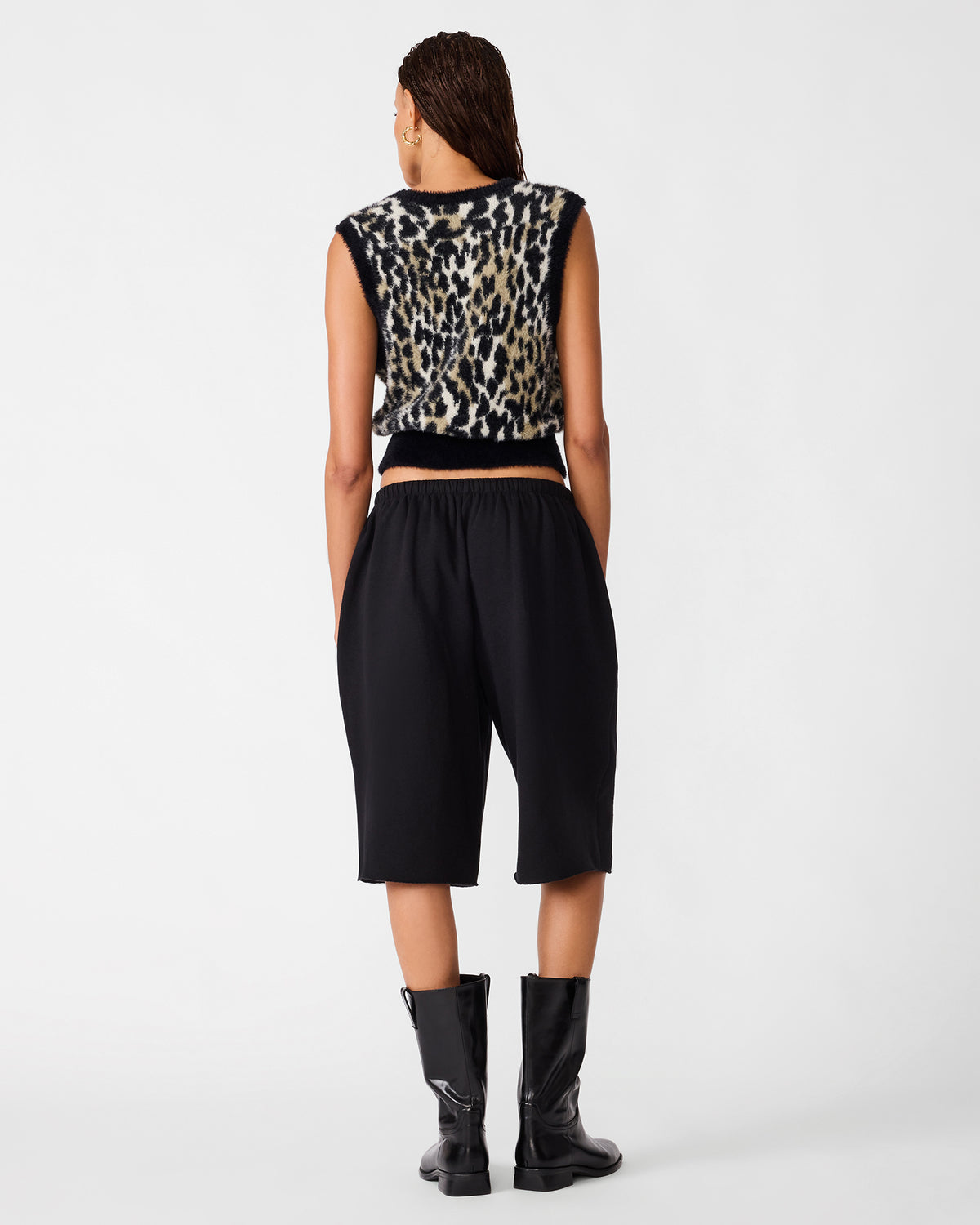 MILA SWEATER VEST LEOPARD - view 4