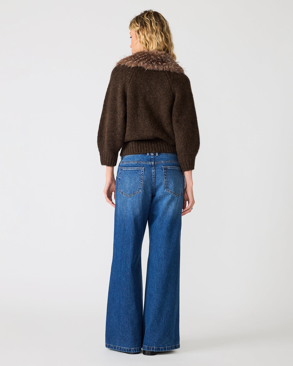ODESSA SWEATER ESPRESSO - Clothing - Steve Madden Canada - view 4