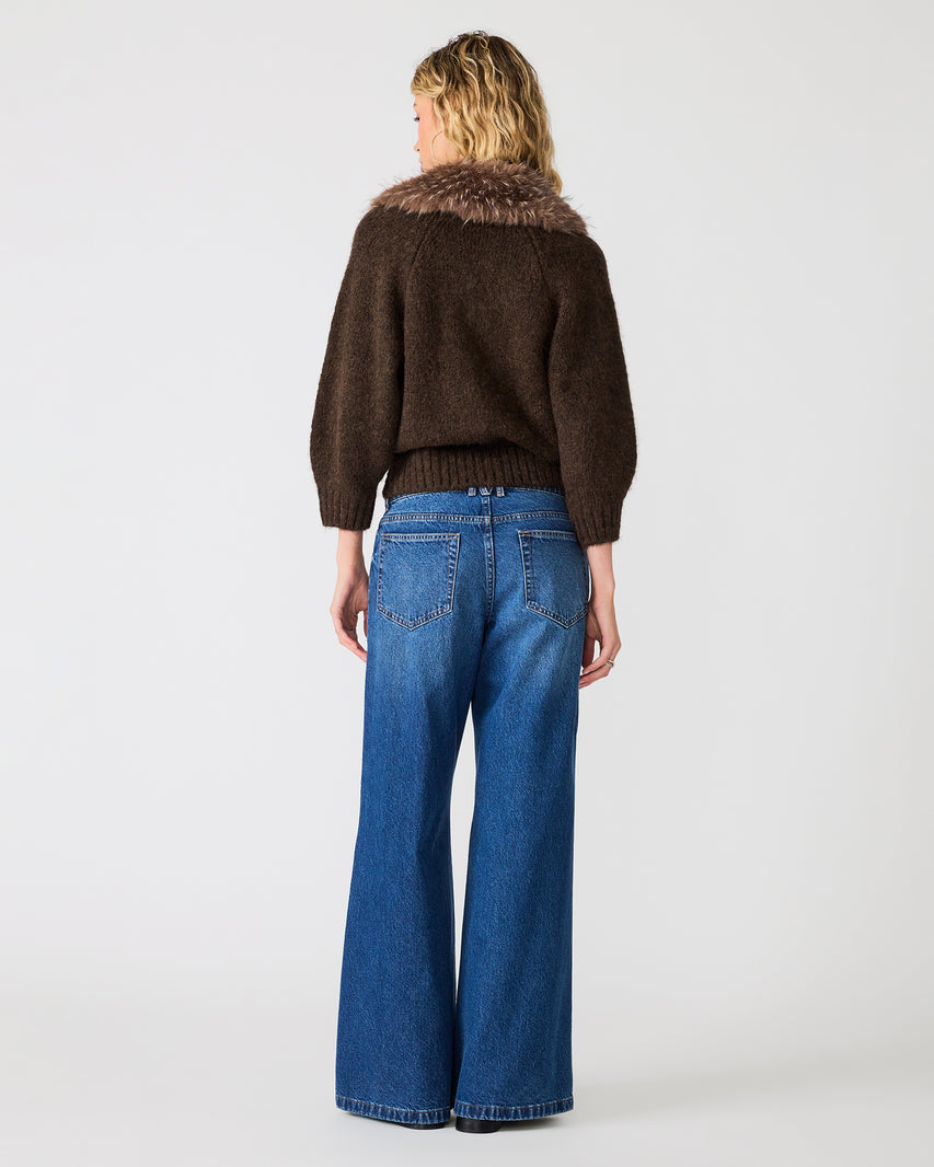 ODESSA SWEATER ESPRESSO - Clothing - Steve Madden Canada - view 4