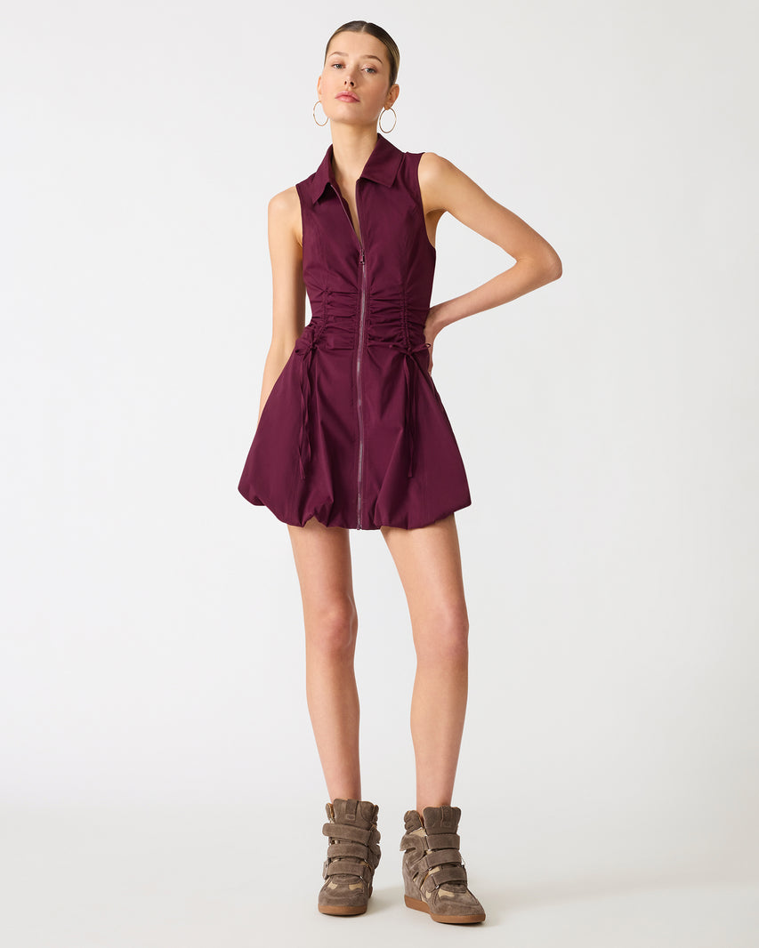 DAISIE DRESS PURPLE - Clothing - Steve Madden Canada