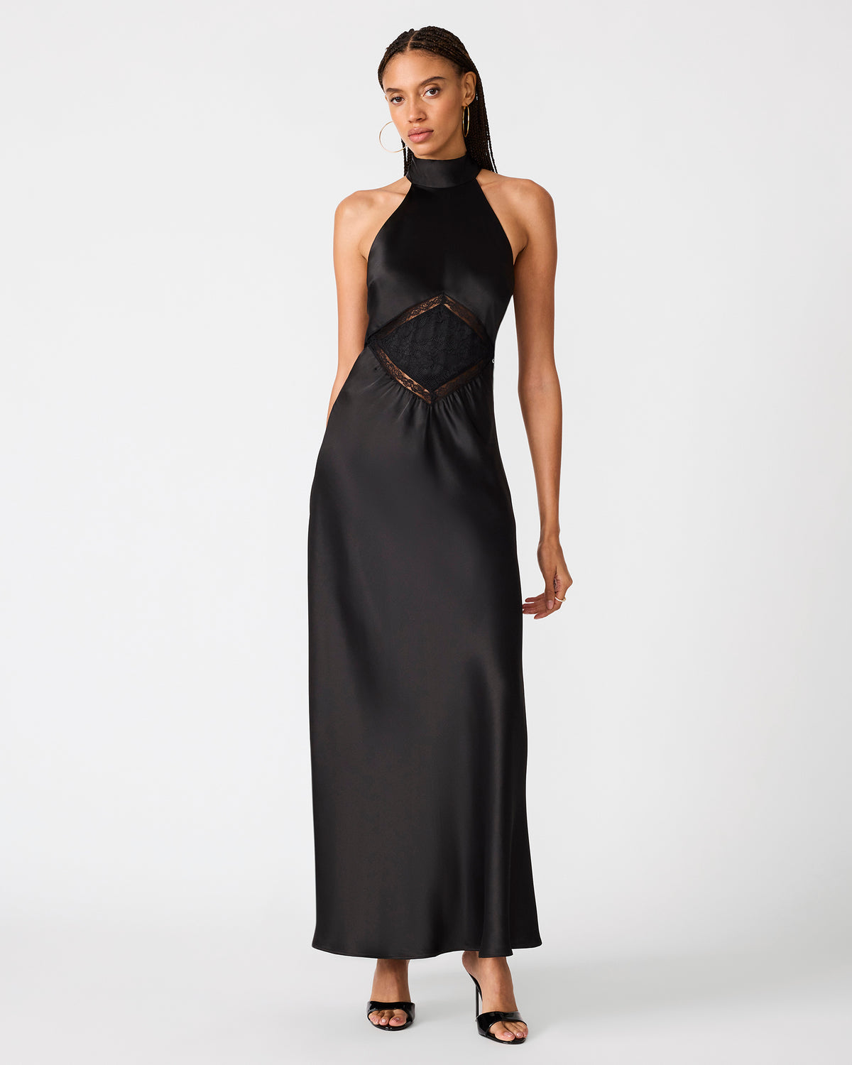 EMMALIE DRESS BLACK - Clothing - Steve Madden Canada