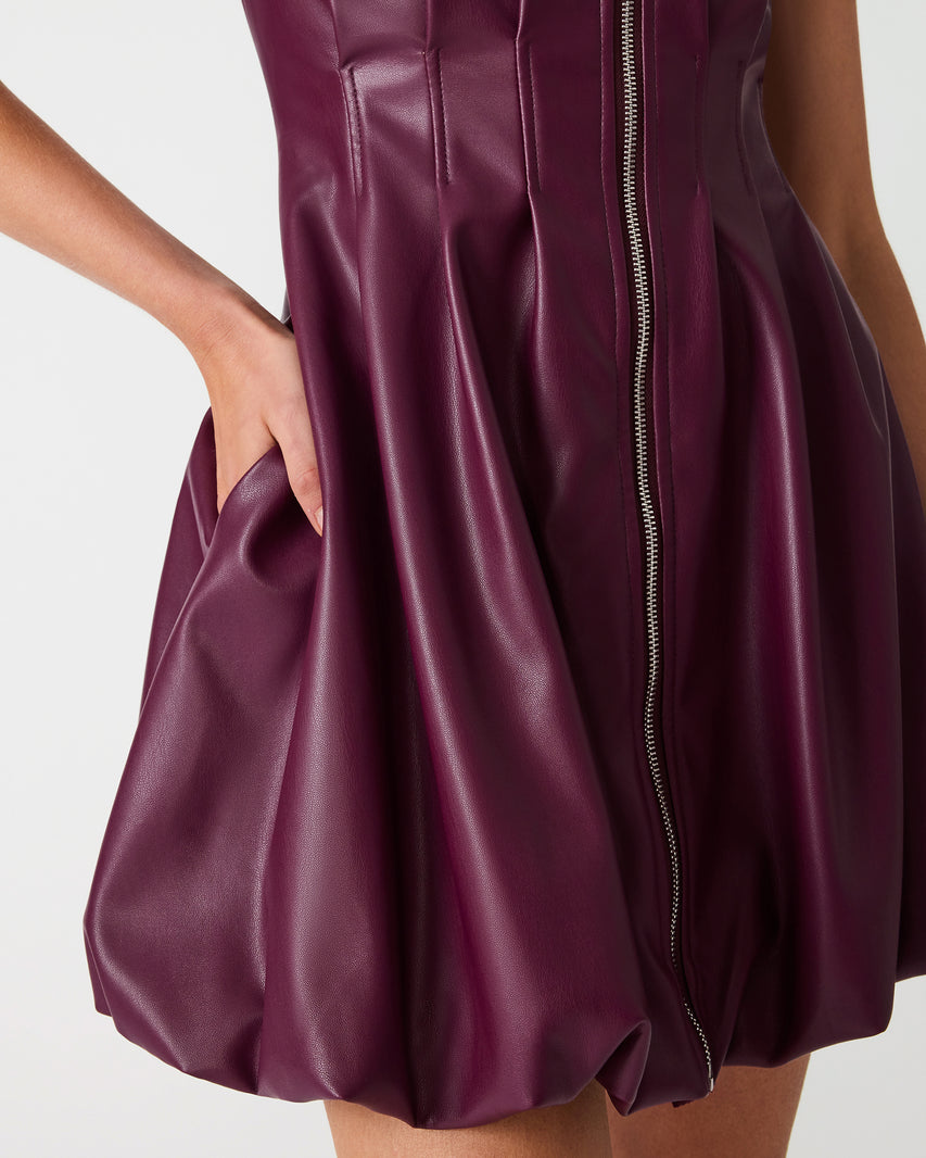 DYANNE DRESS PURPLE - Clothing - Steve Madden Canada - view 2