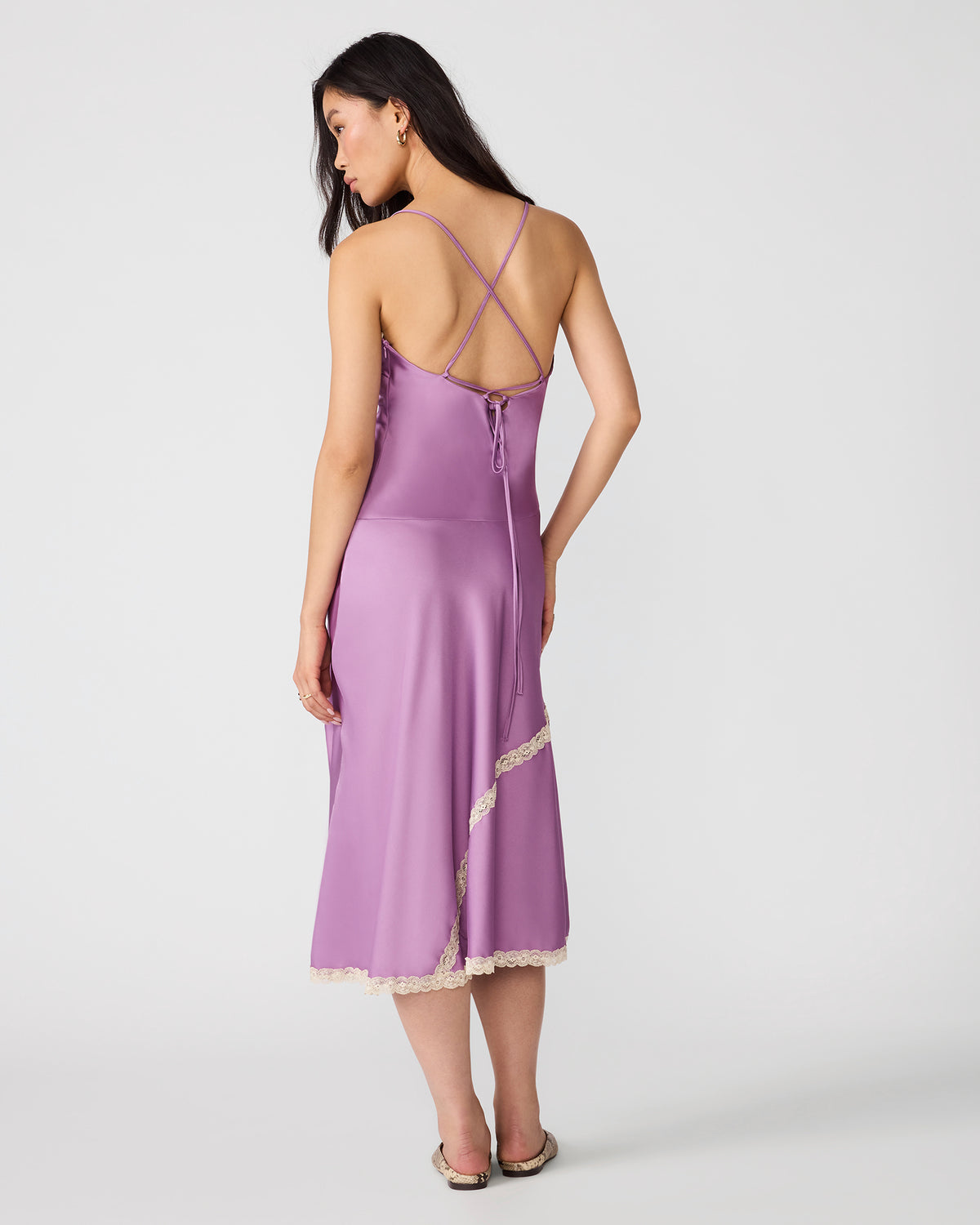 KAMRYNN DRESS LAVENDER - Clothing - Steve Madden Canada - view 5