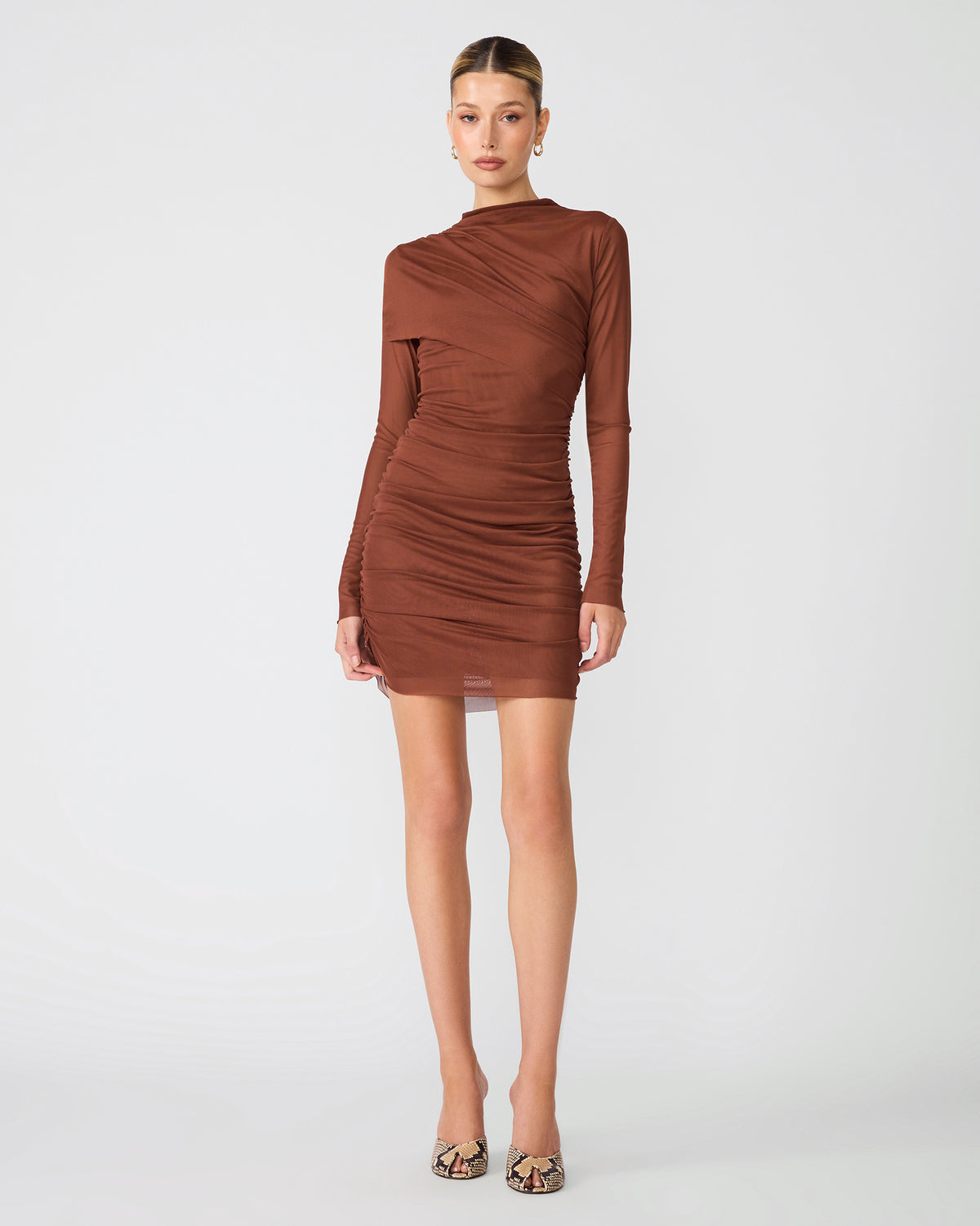 CATRINA DRESS BROWN - Clothing - Steve Madden Canada
