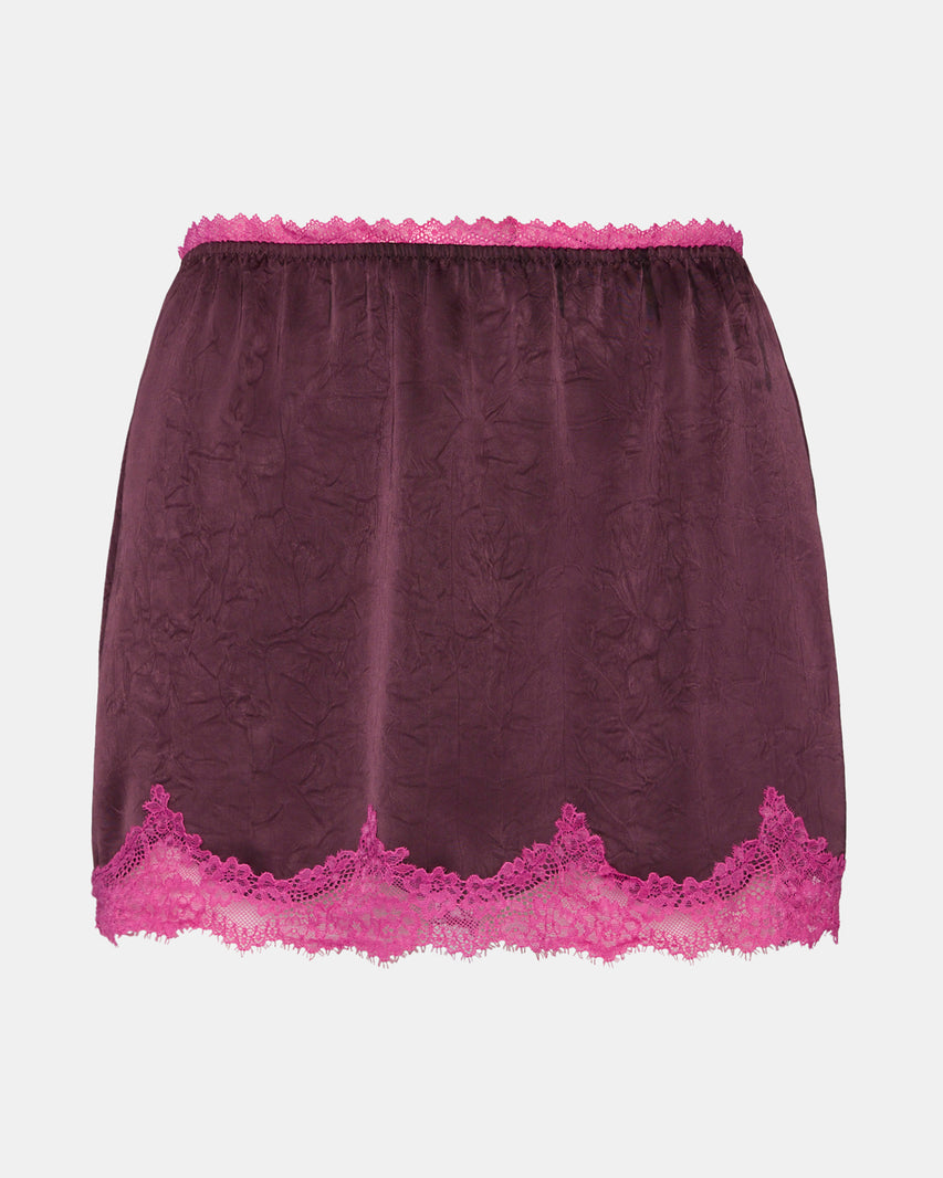CINDI SKIRT PURPLE - Clothing - Steve Madden Canada - view 6
