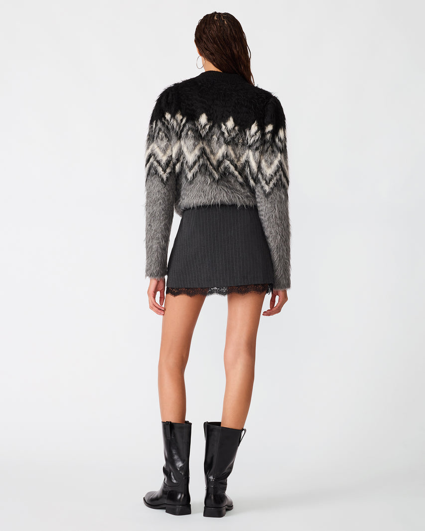 TIFFANIE SKIRT GREY - Clothing - Steve Madden Canada - view 5