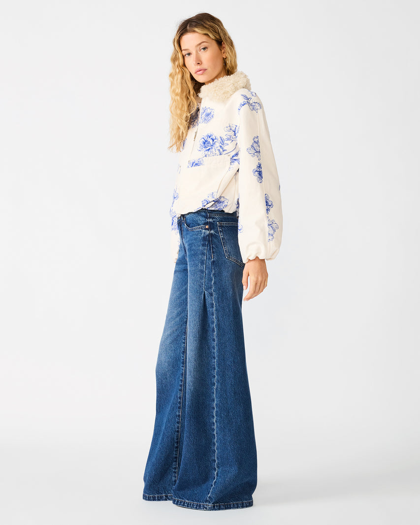 AMALIE JACKET BLUE MULTI - Clothing - Steve Madden Canada - view 3