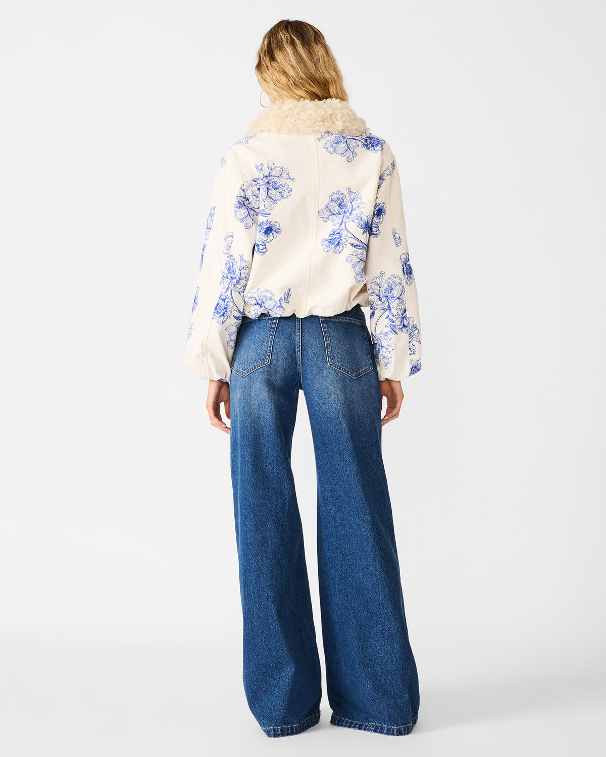 AMALIE JACKET BLUE MULTI - Clothing - Steve Madden Canada - view 5