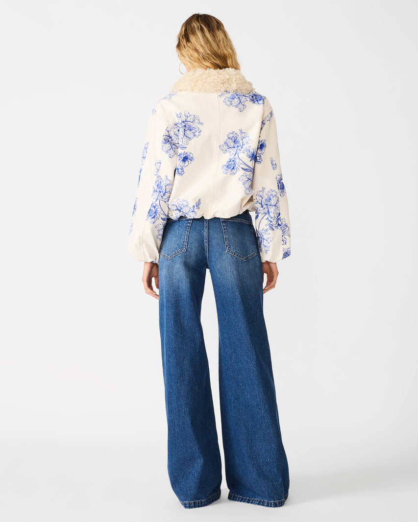 AMALIE JACKET BLUE MULTI - Clothing - Steve Madden Canada - view 5