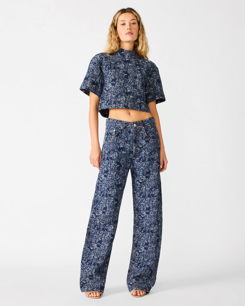 MADISON TOP DENIM MULTI - Clothing - Steve Madden Canada