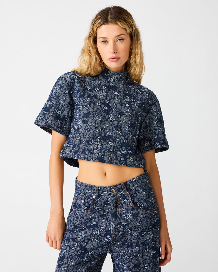 MADISON TOP DENIM MULTI - Clothing - Steve Madden Canada - view 2
