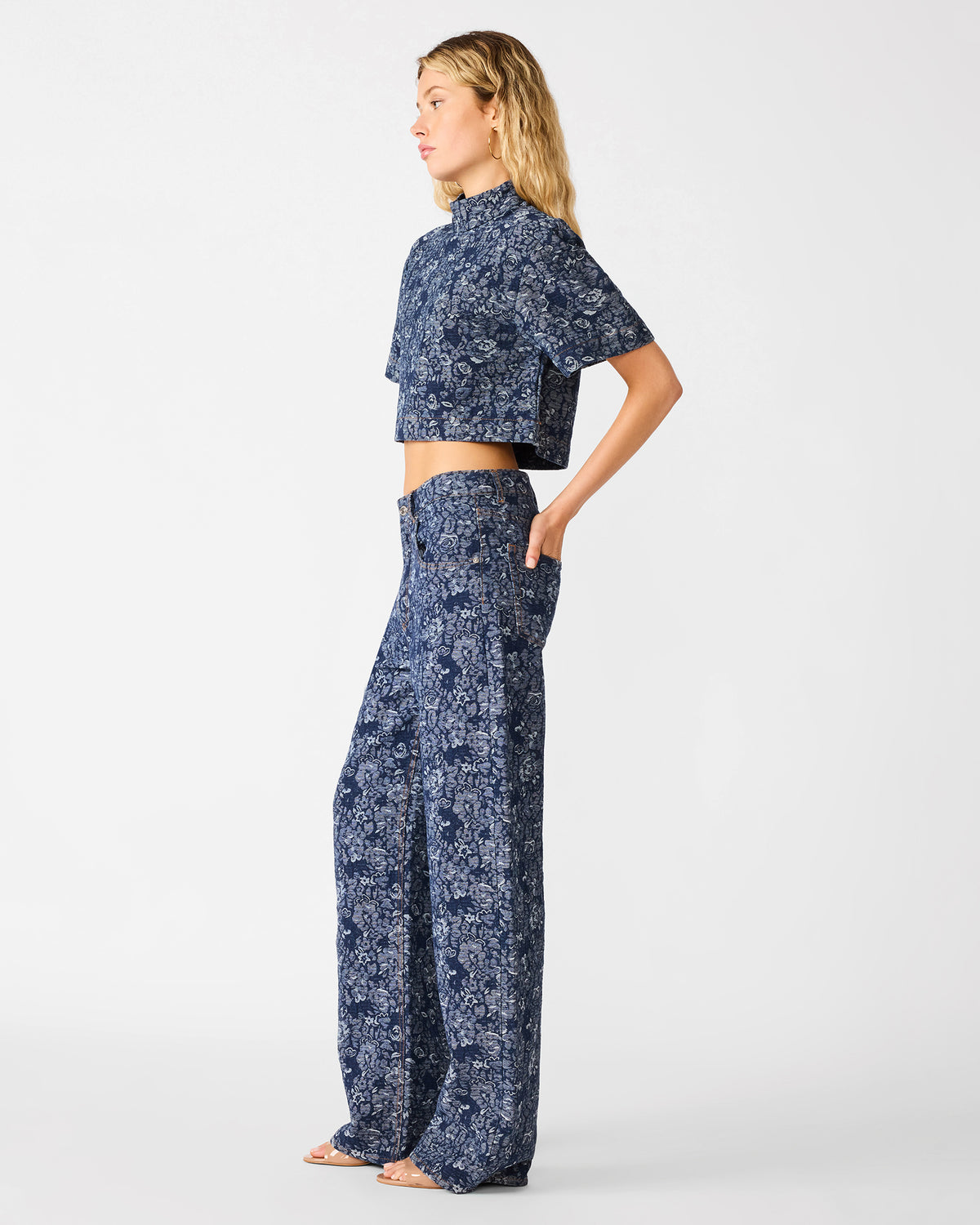 MADISON TOP DENIM MULTI - Clothing - Steve Madden Canada - view 3