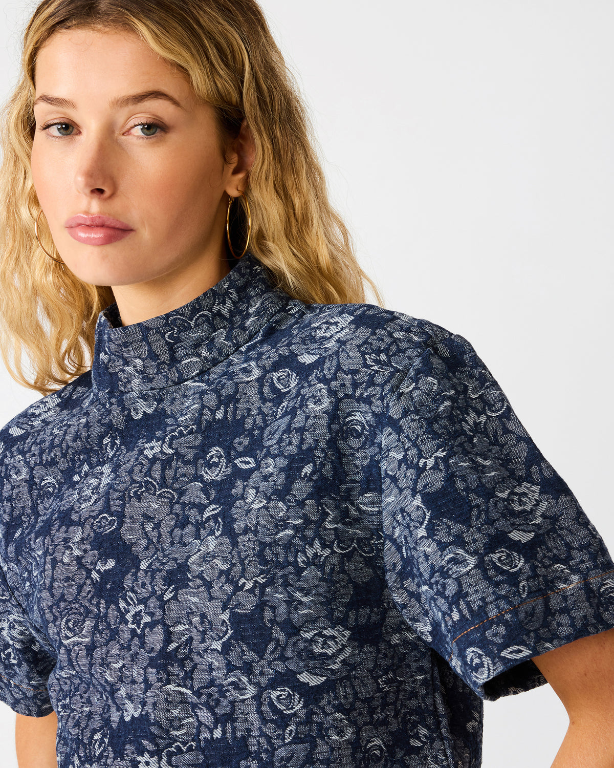 MADISON TOP DENIM MULTI - Clothing - Steve Madden Canada - view 4