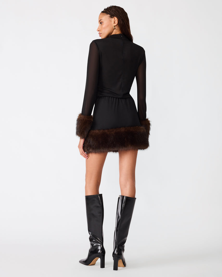 LILLIENNE KNIT TOP DARK BROWN - Clothing - Steve Madden Canada - view 5