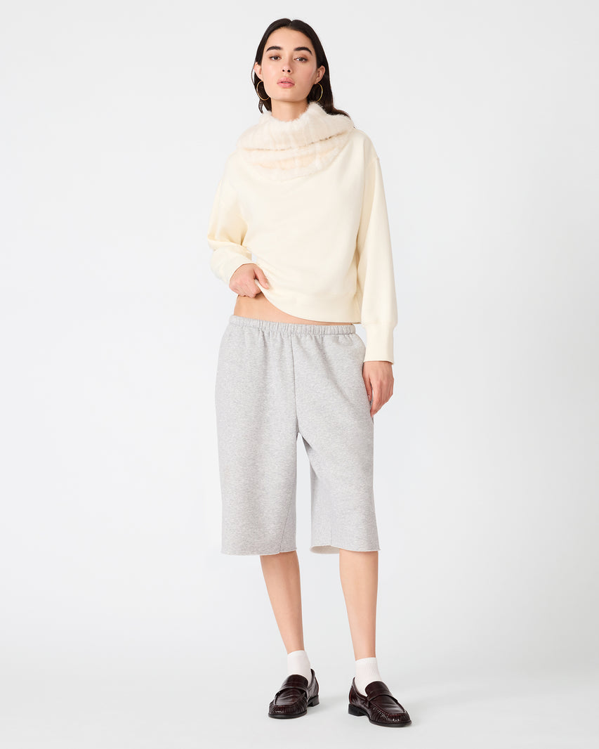 JAYLYN SWEATER WHITE - Clothing - Steve Madden Canada
