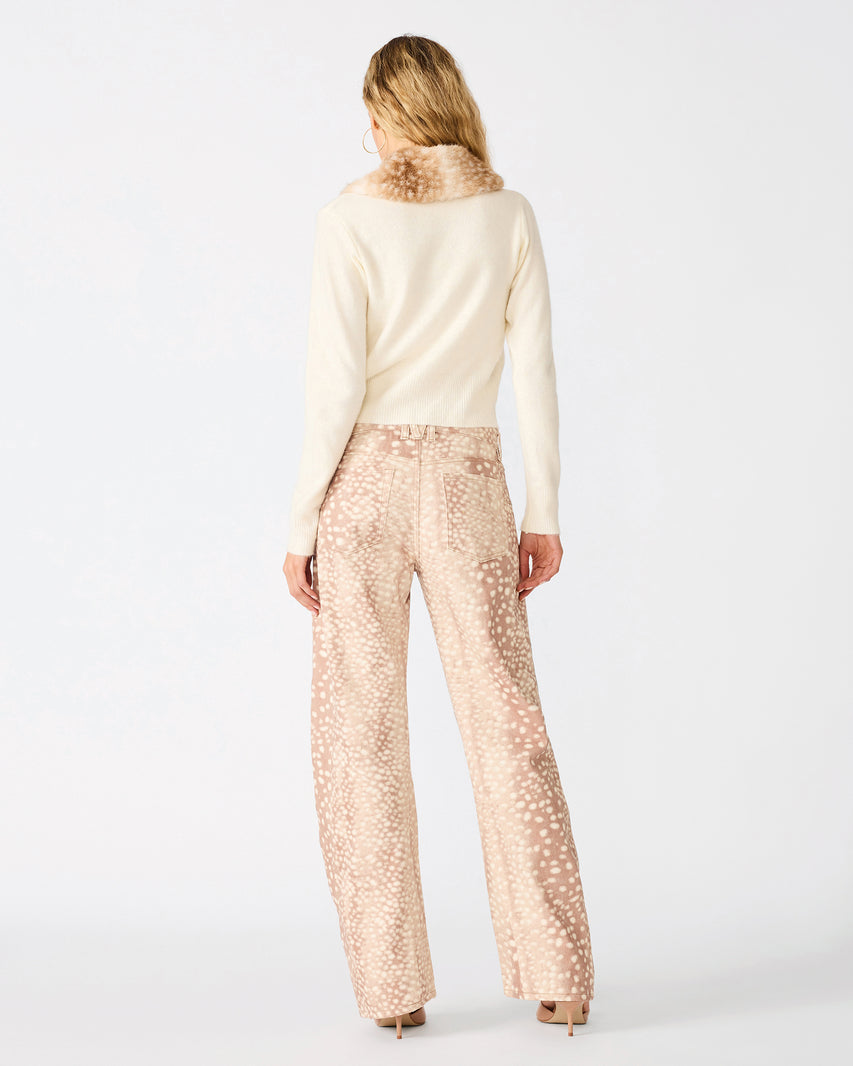 JADIE SWEATER WHITE - Clothing - Steve Madden Canada - view 5