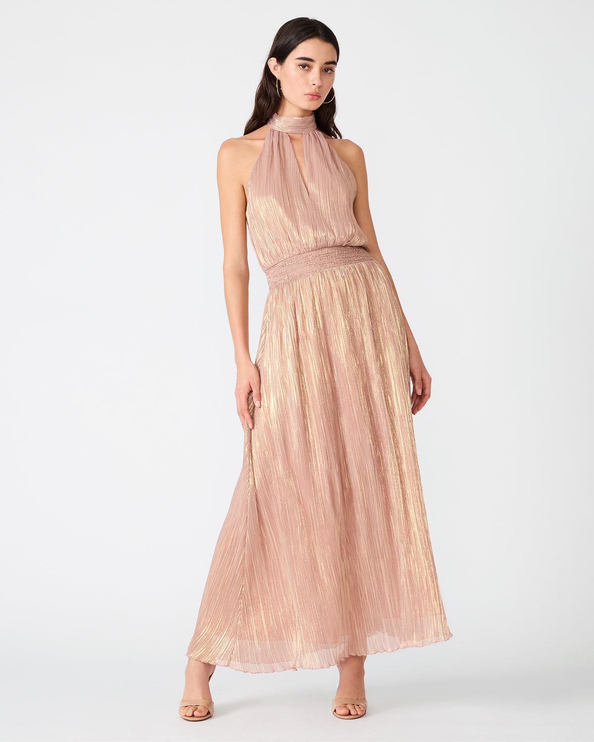 LESLLIE DRESS ROSE GOLD - Clothing - Steve Madden Canada