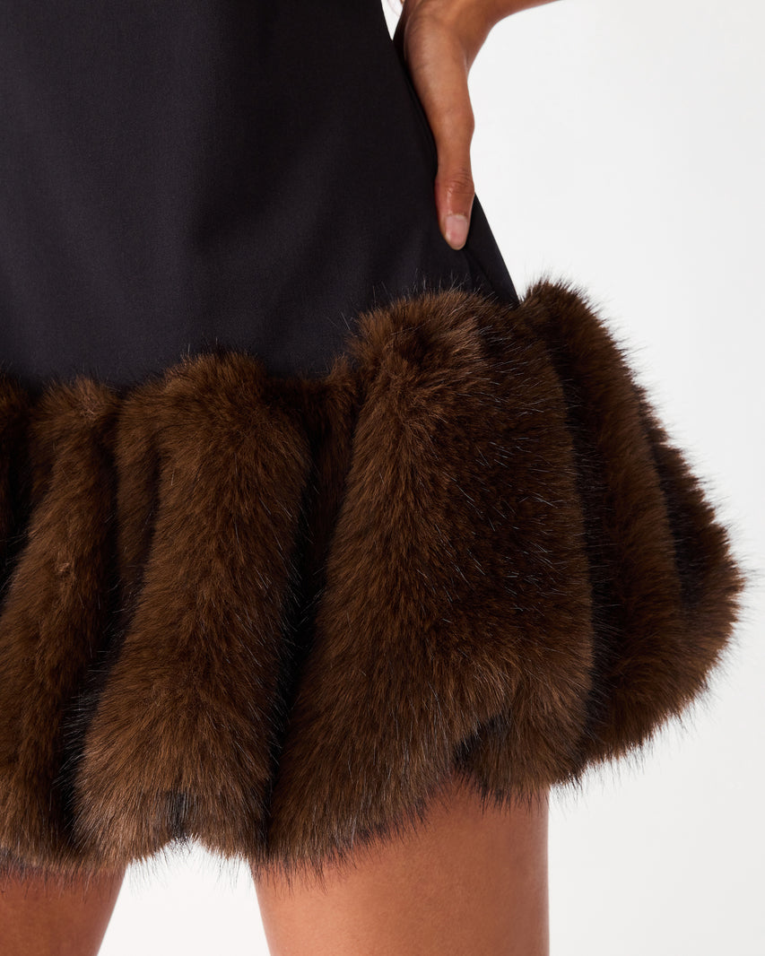SHERLIE DRESS BLACK - Clothing - Steve Madden Canada - view 5
