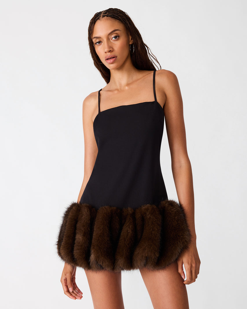 SHERLIE DRESS BLACK - Clothing - Steve Madden Canada - view 2