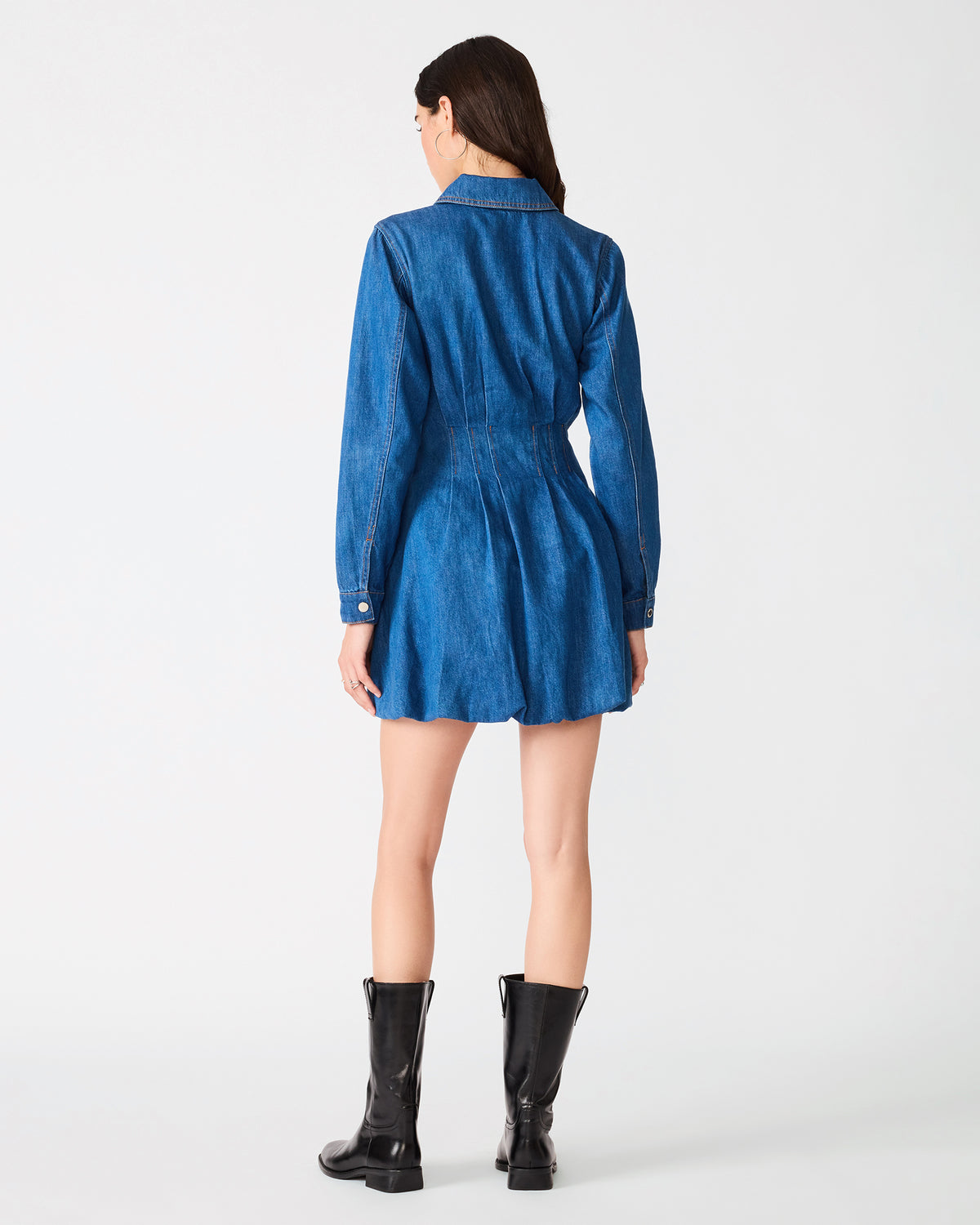 EMIE DRESS DENIM - Clothing - Steve Madden Canada - view 5