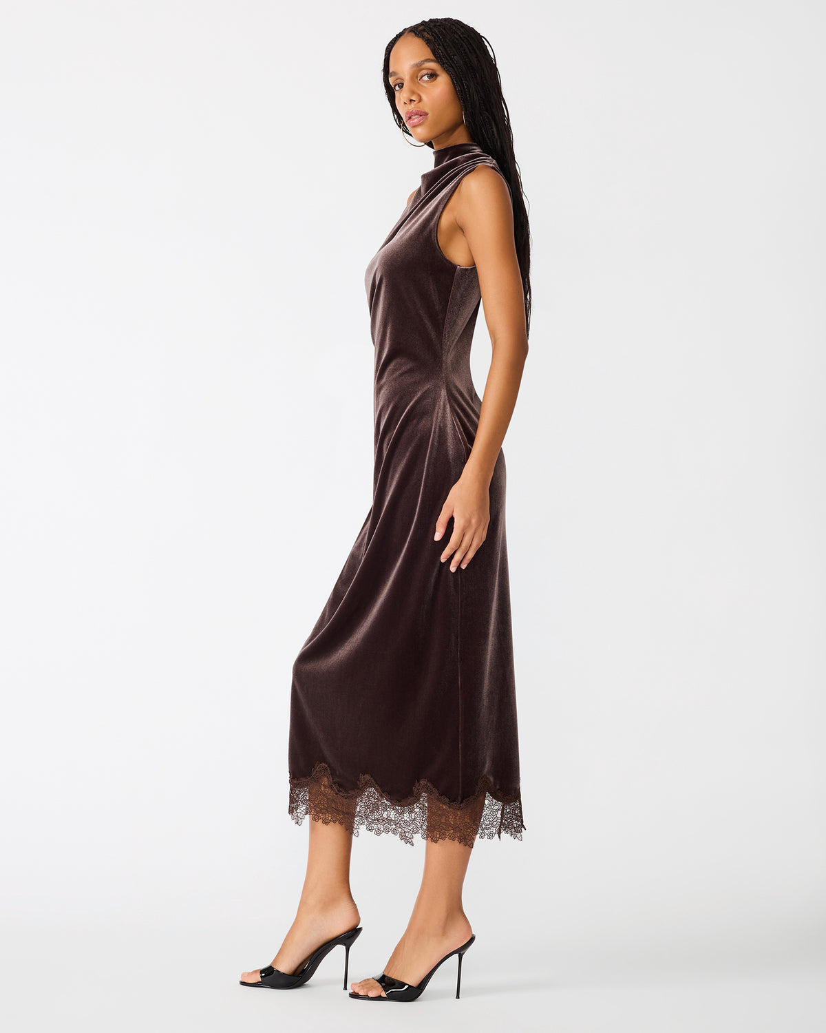 MO DRESS DARK BROWN - view 3