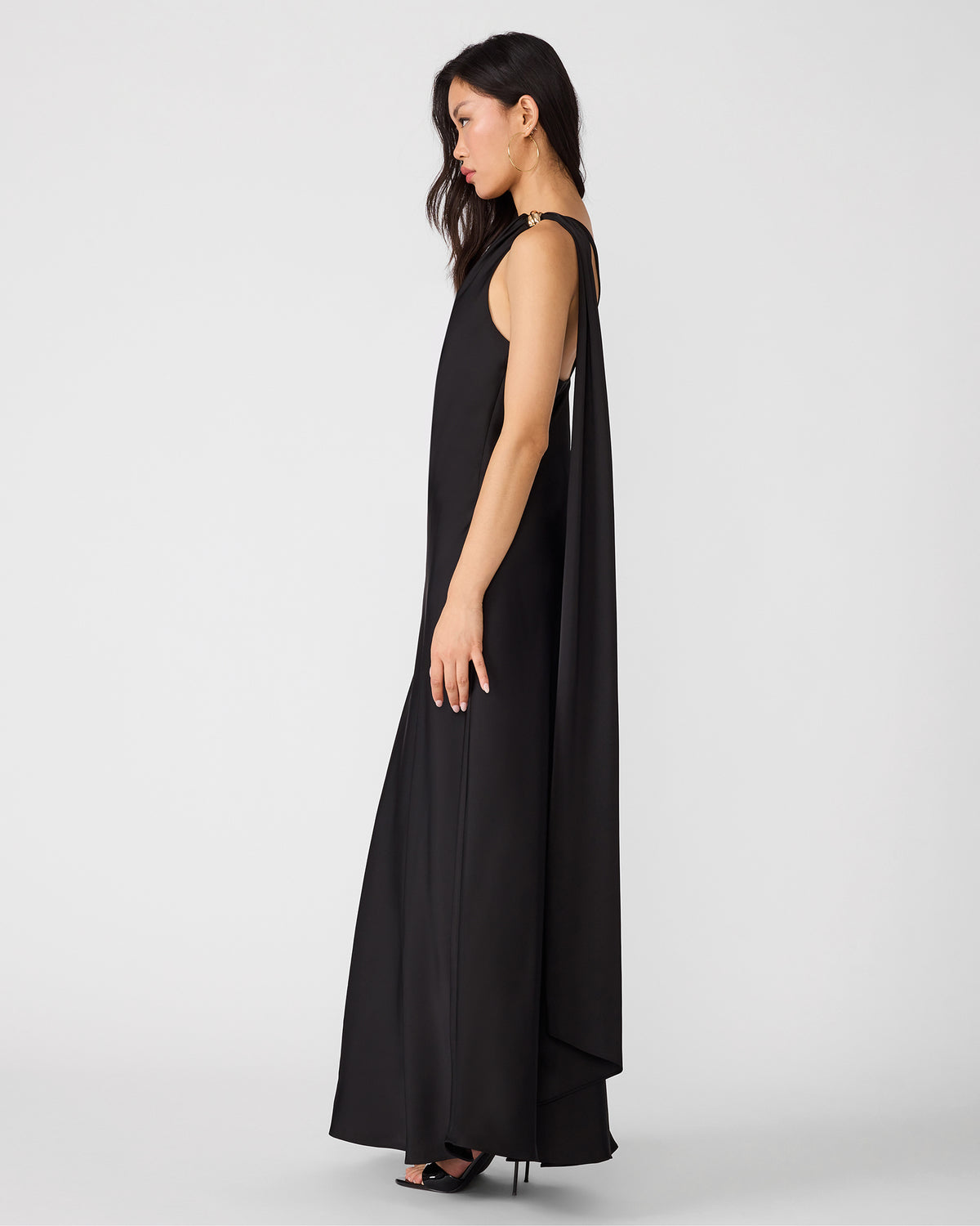 AURORAH DRESS BLACK - Clothing - Steve Madden Canada - view 3