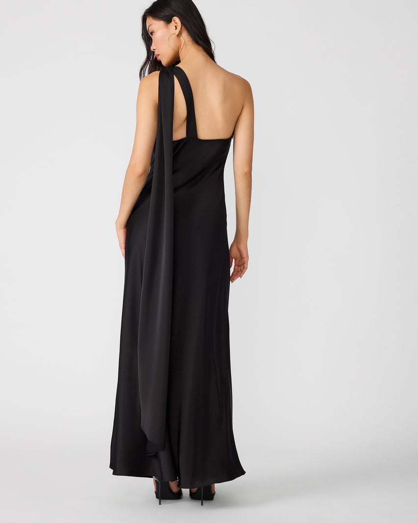 AURORAH DRESS BLACK - Clothing - Steve Madden Canada - view 5