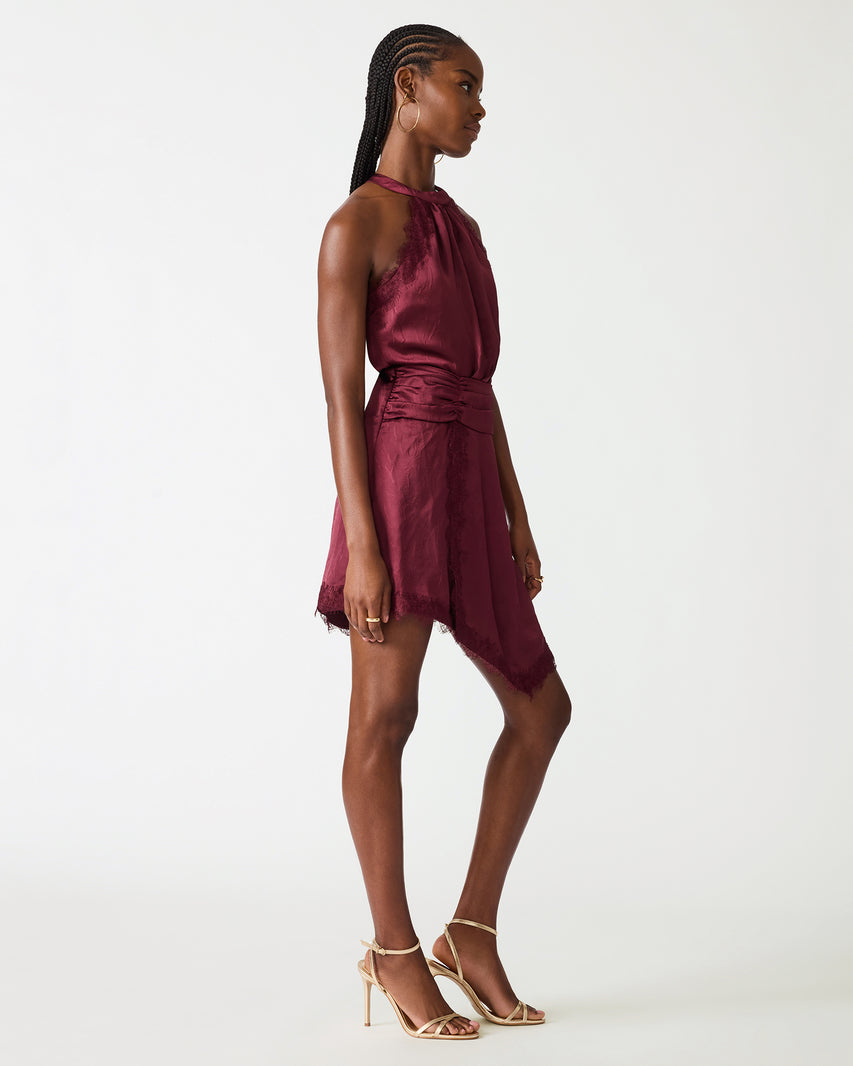 MONNA DRESS PURPLE - Clothing - Steve Madden Canada - view 3