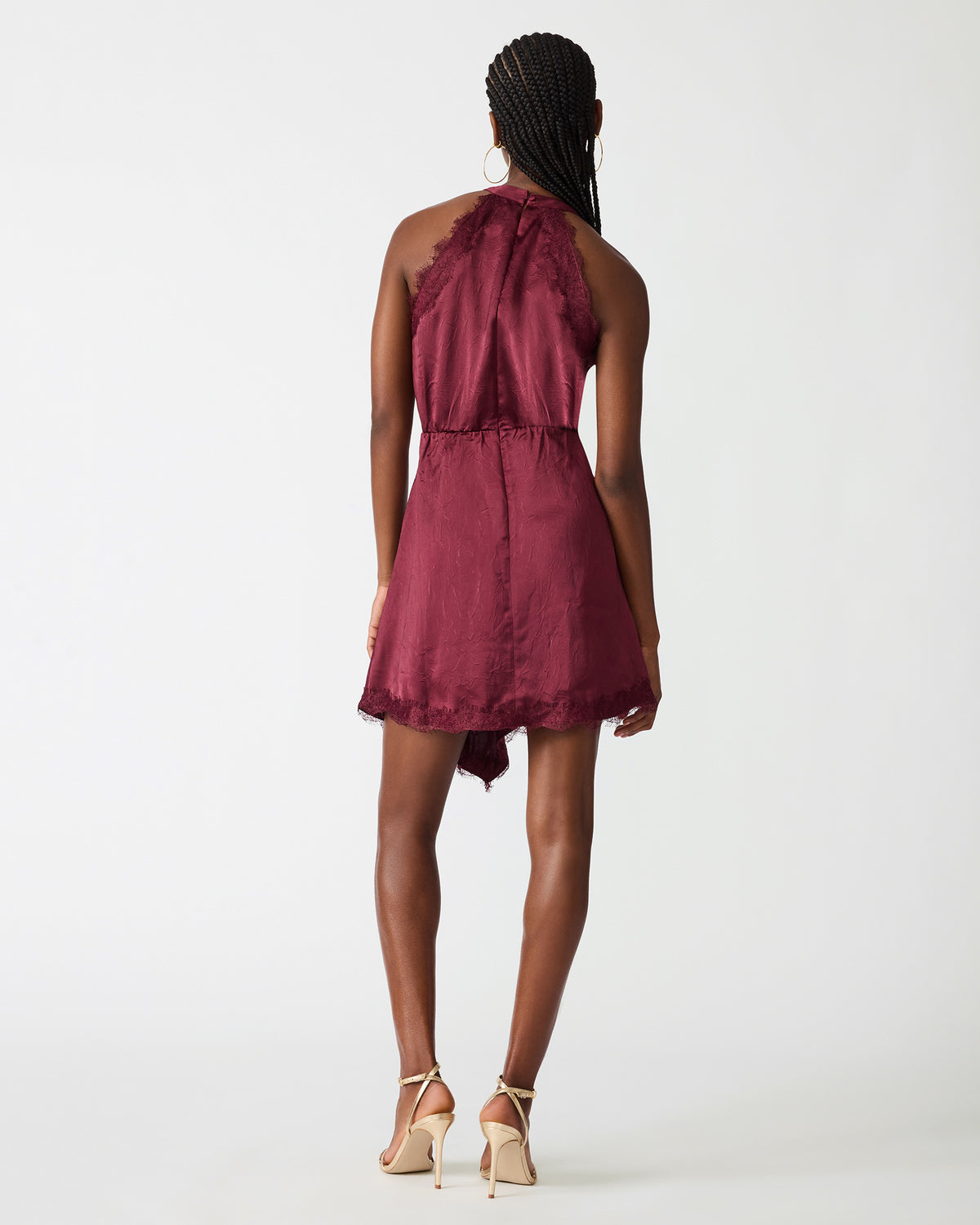 MONNA DRESS PURPLE - Clothing - Steve Madden Canada - view 5