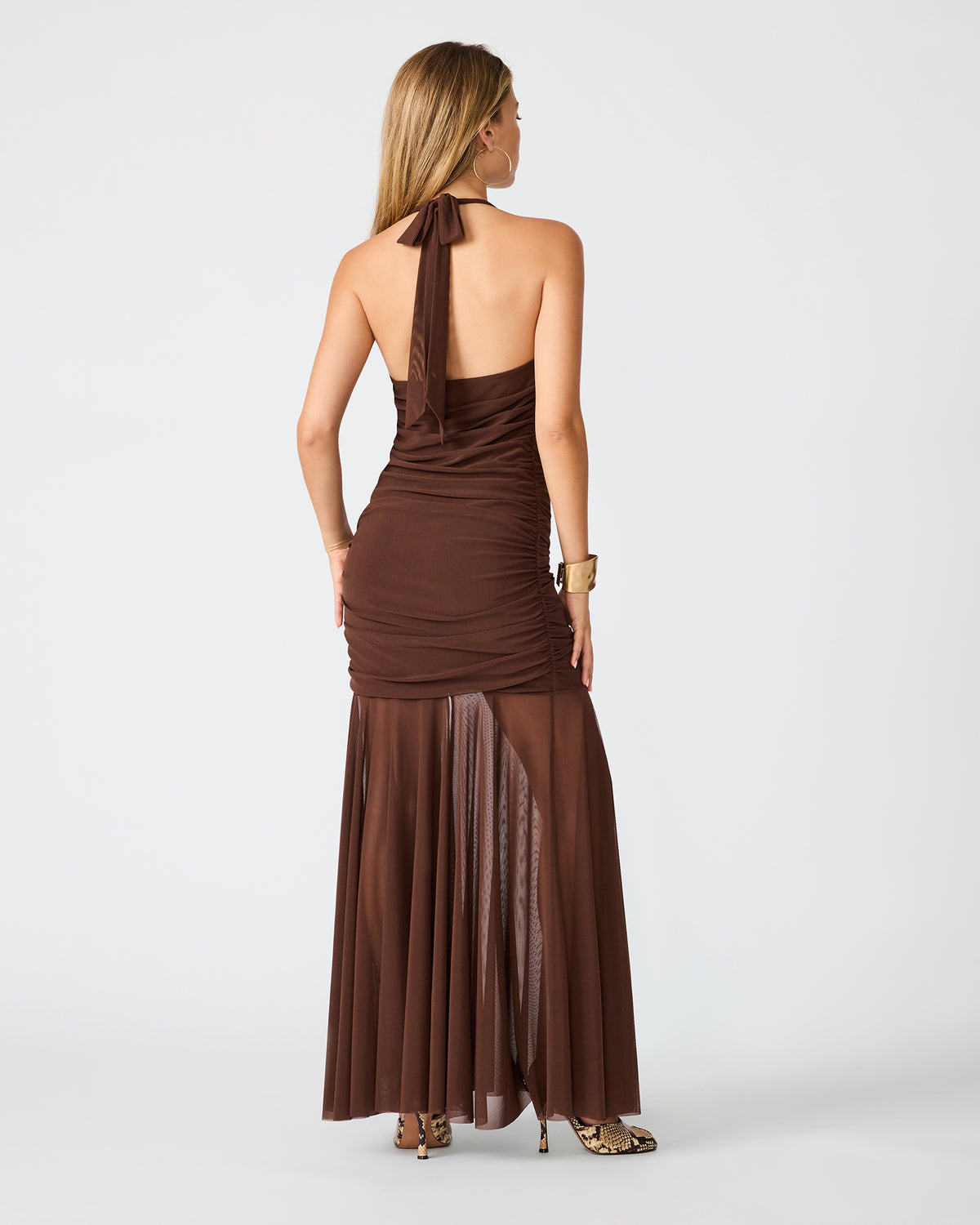 EVERA DRESS CHOCOLATE - Clothing - Steve Madden Canada - view 5