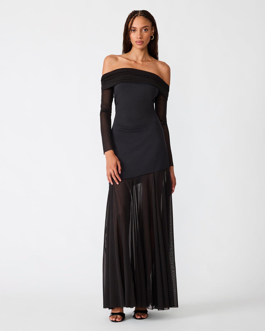 REHNA DRESS BLACK