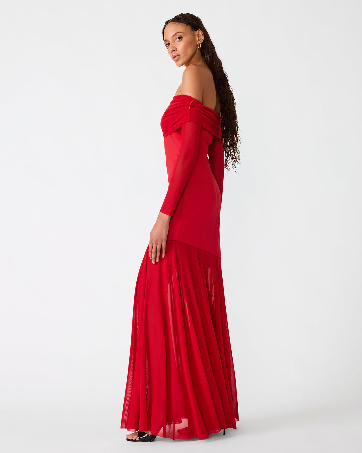 REHNA DRESS RED - view 3