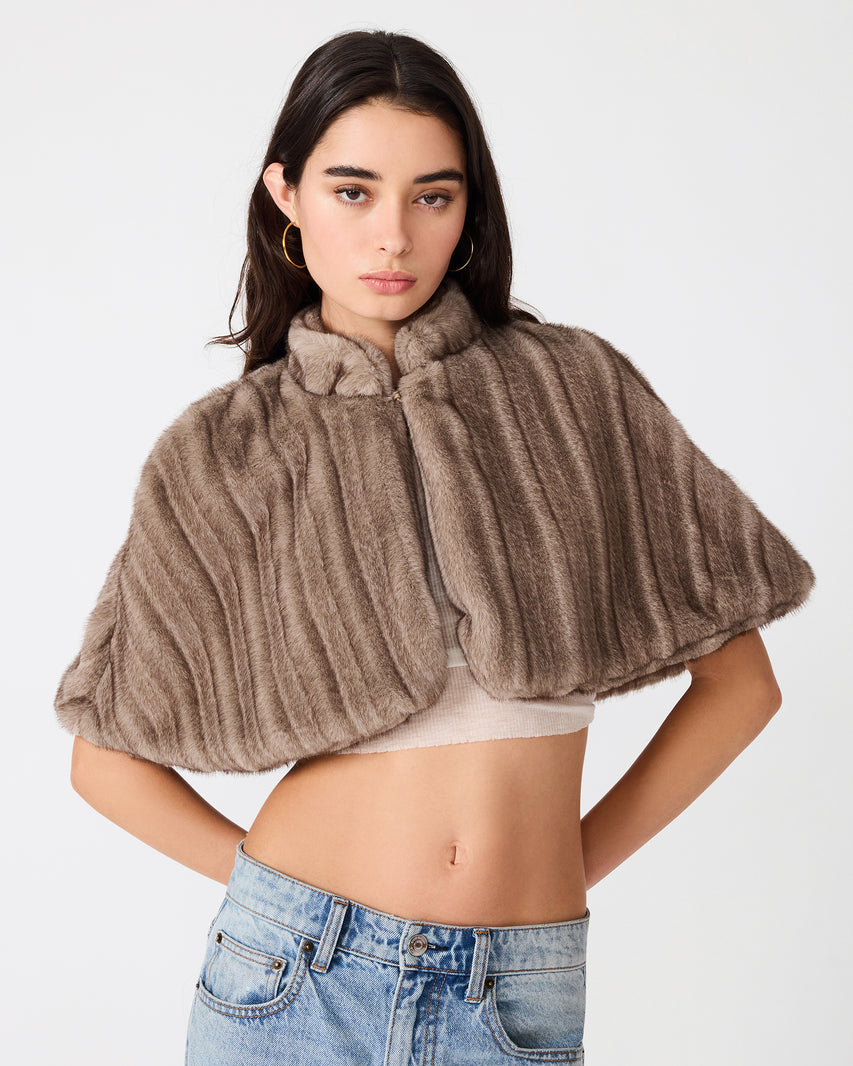 BRIELLA CAPE SILVER GREY - view 4