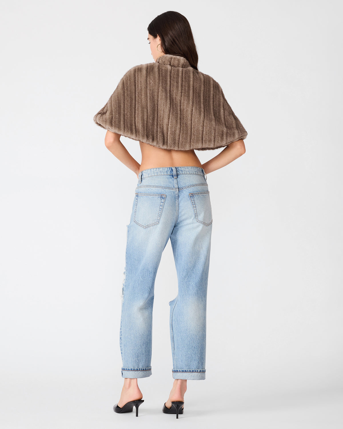 BRIELLA CAPE SILVER GREY - view 5