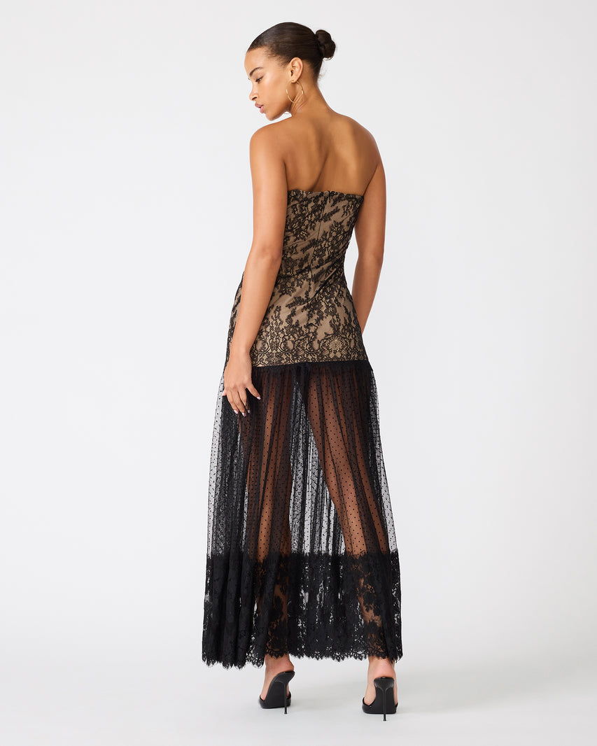 KORRIE DRESS BLACK - Clothing - Steve Madden Canada - view 5