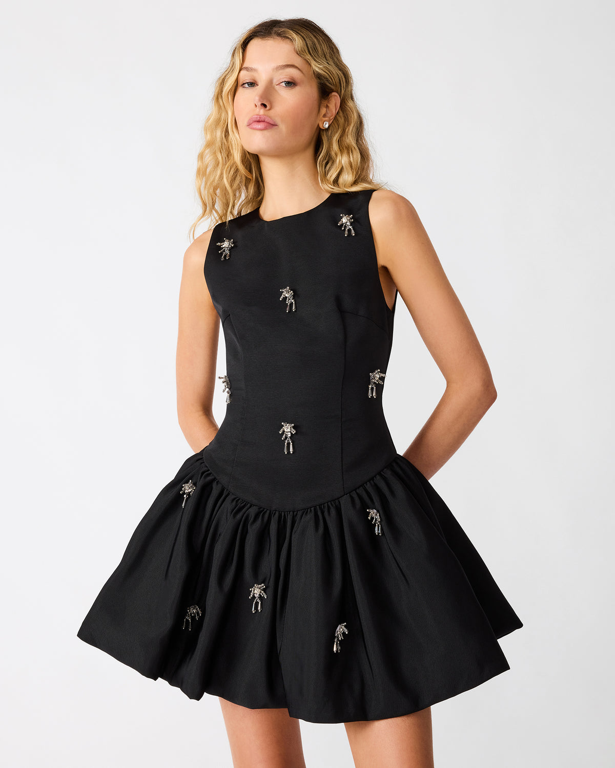 DOJA DRESS BLACK - Clothing - Steve Madden Canada - view 4