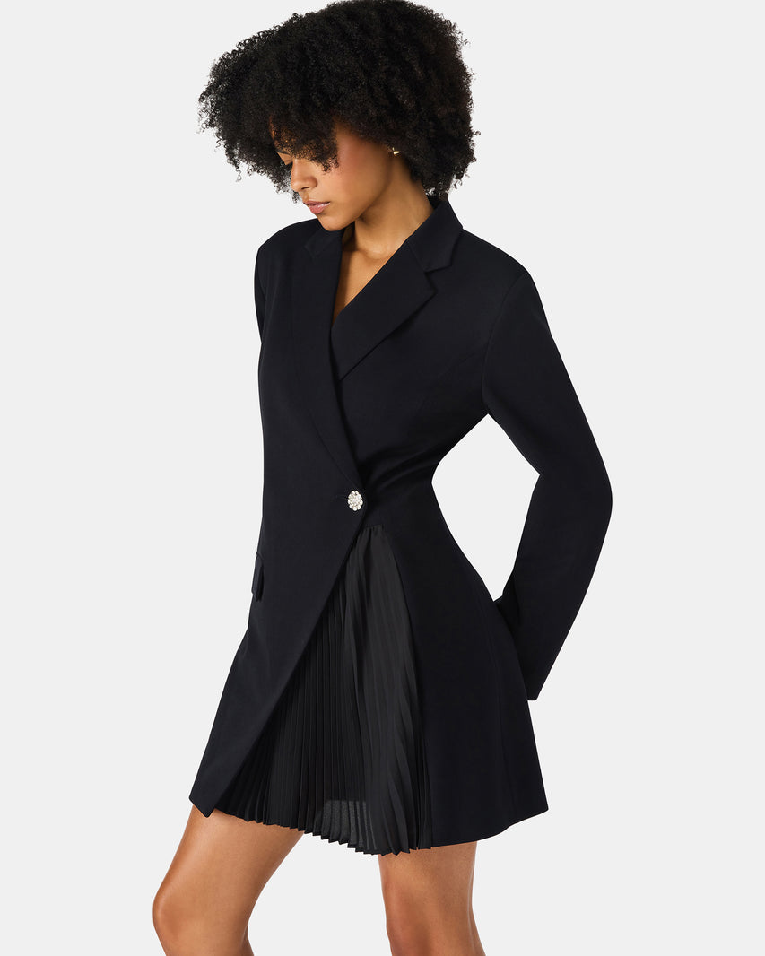 NADENE DRESS BLACK - Clothing - Steve Madden Canada - view 4