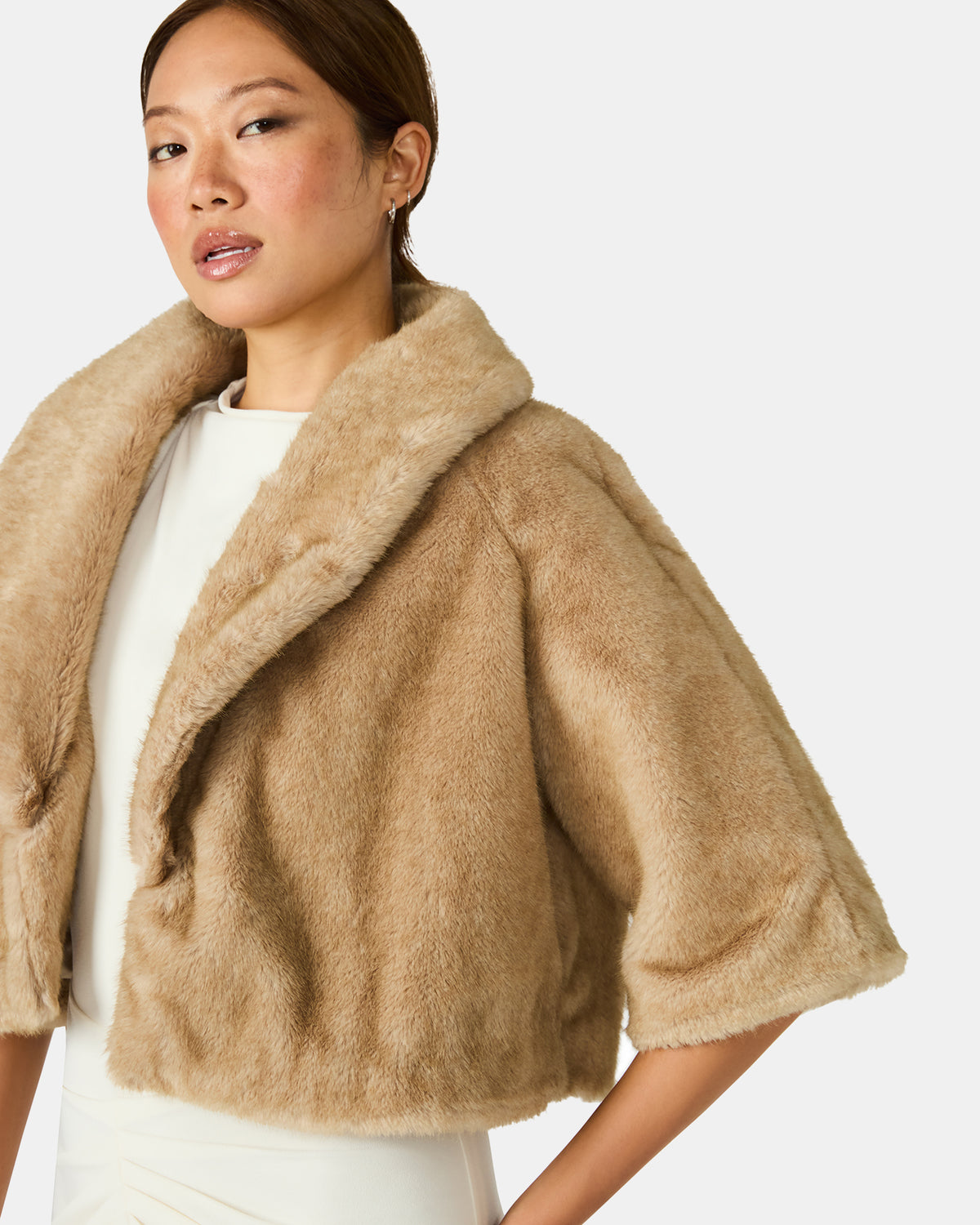 HESTIA COAT CREAM - Clothing - Steve Madden Canada - view 2