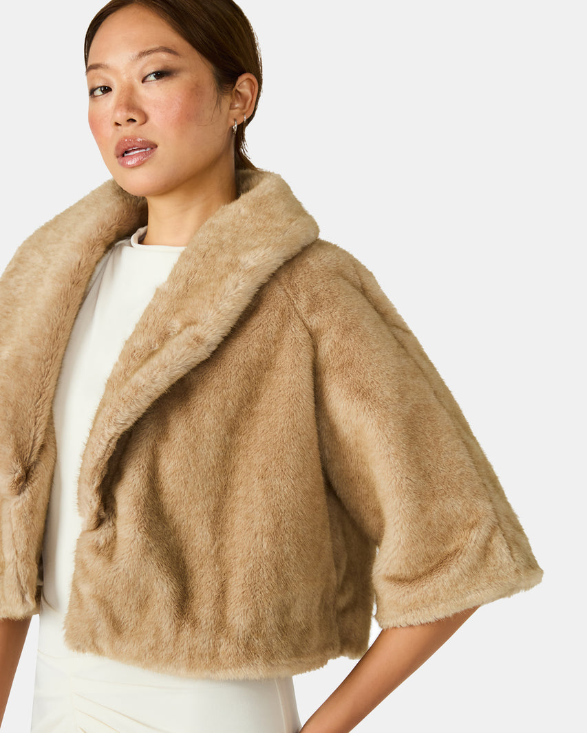 HESTIA COAT CREAM - Clothing - Steve Madden Canada - view 2