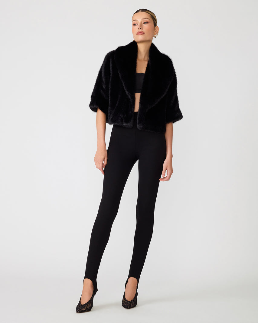 HESTIA COAT BLACK - Clothing - Steve Madden Canada