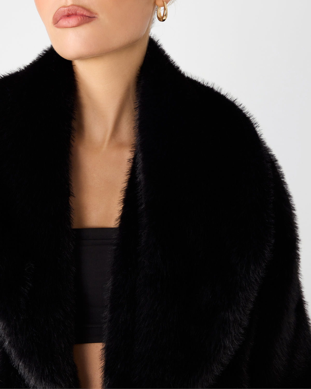HESTIA COAT BLACK - Clothing - Steve Madden Canada - view 4