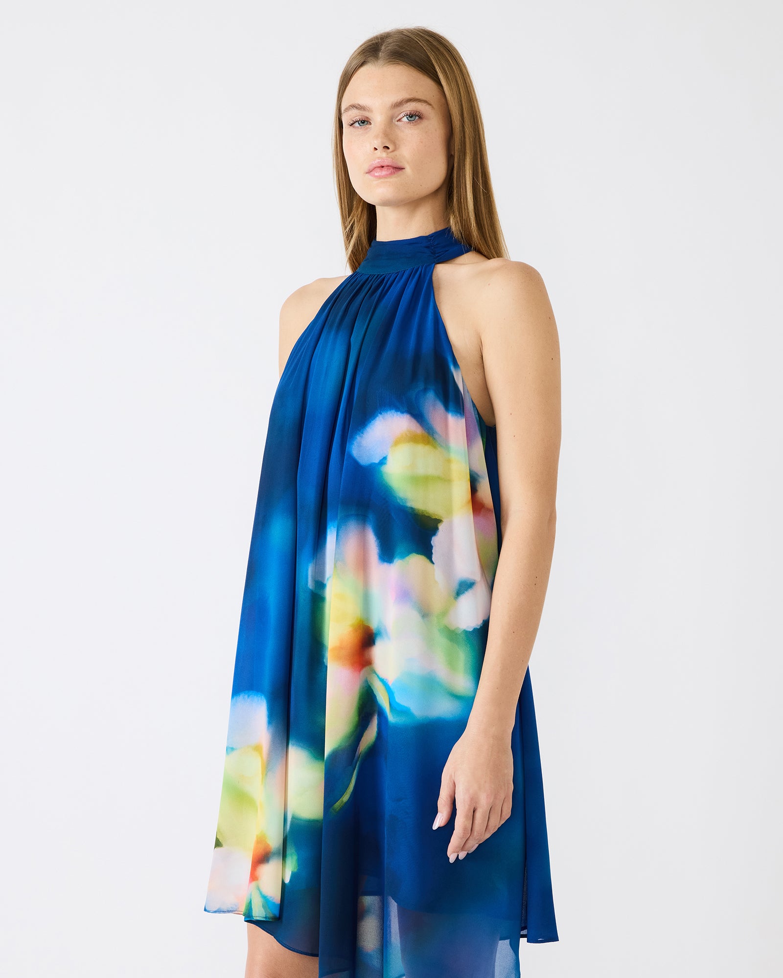 SANDER DRESS BLUE MULTI - Clothing - Steve Madden Canada - view 3