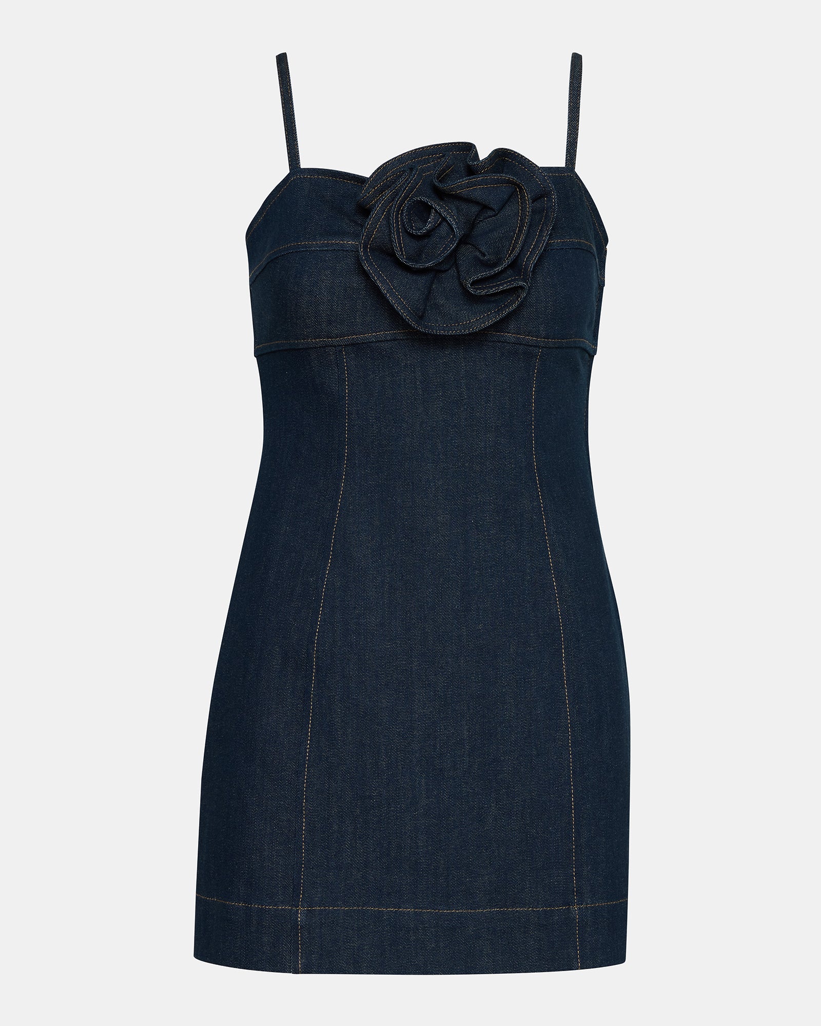 PEONY DRESS INDIGO - Clothing - Steve Madden Canada - view 8